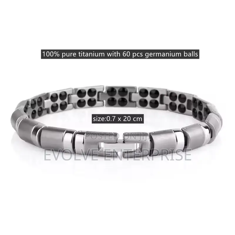 Titanium Germanium Beads Bracelet