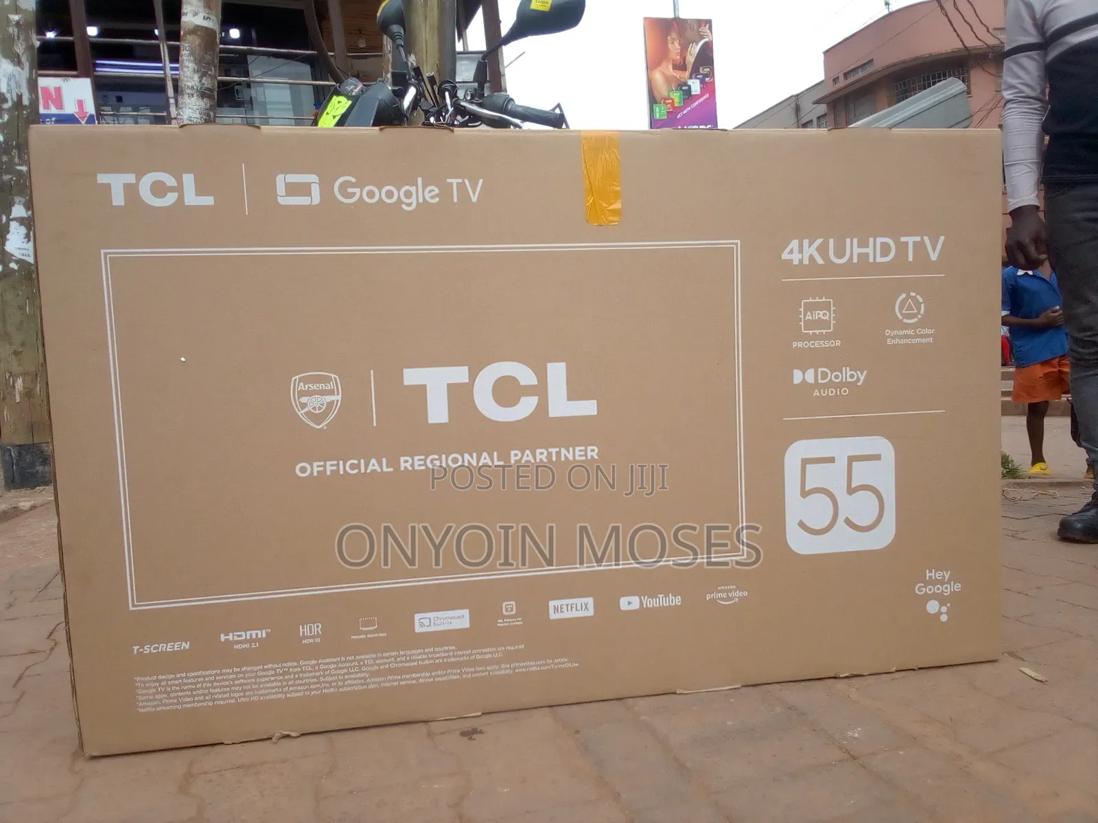 55"New TCL Android Google Smart Tv