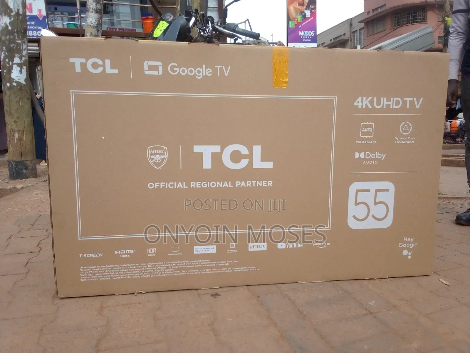 55"New TCL Android Google Smart Tv