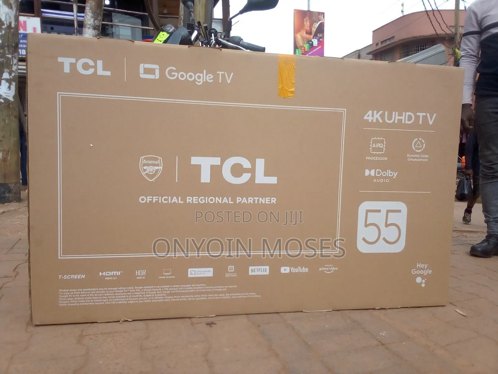 55 Inches TCL Smart Android Google Tv