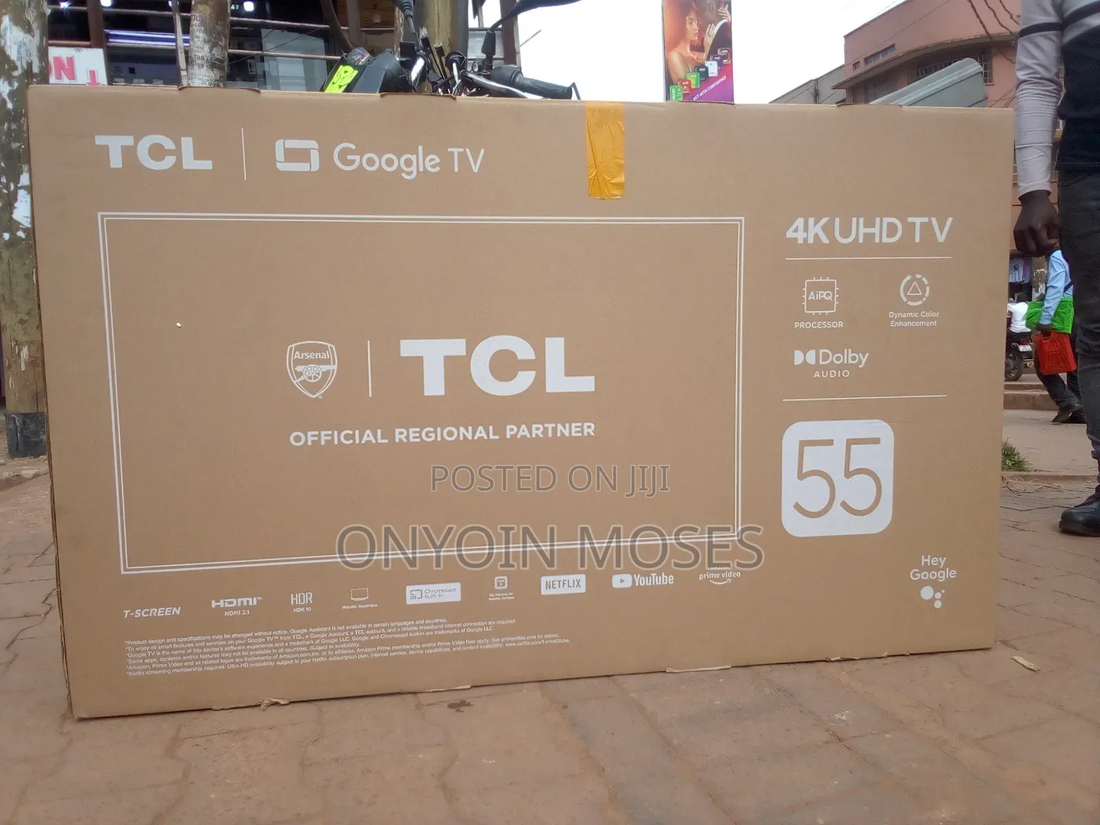55 Inches TCL Smart Android Google Tv