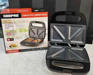 Geepas 2 Slice Stainless Steel Sandwich Maker