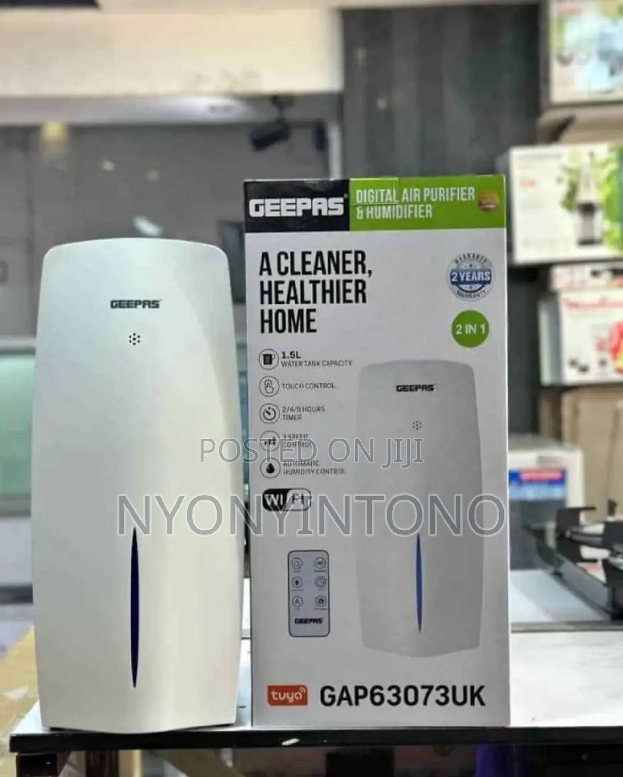 Geepas Digital Air Purifier and Humidifier