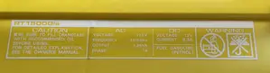 Gasoline Generator Rt1500gis
