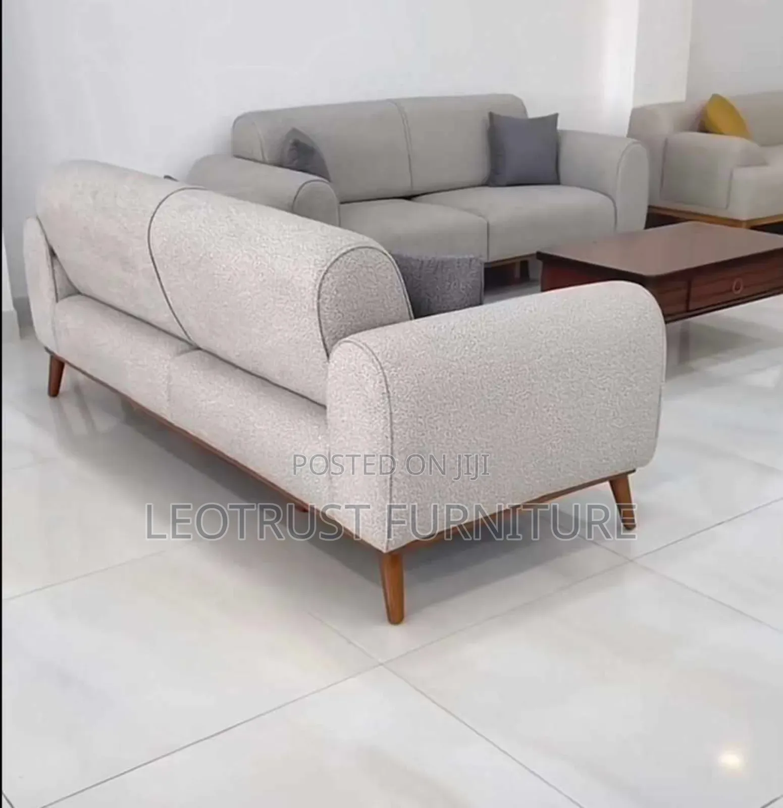 6 Seater Sofa Set in Gray Color