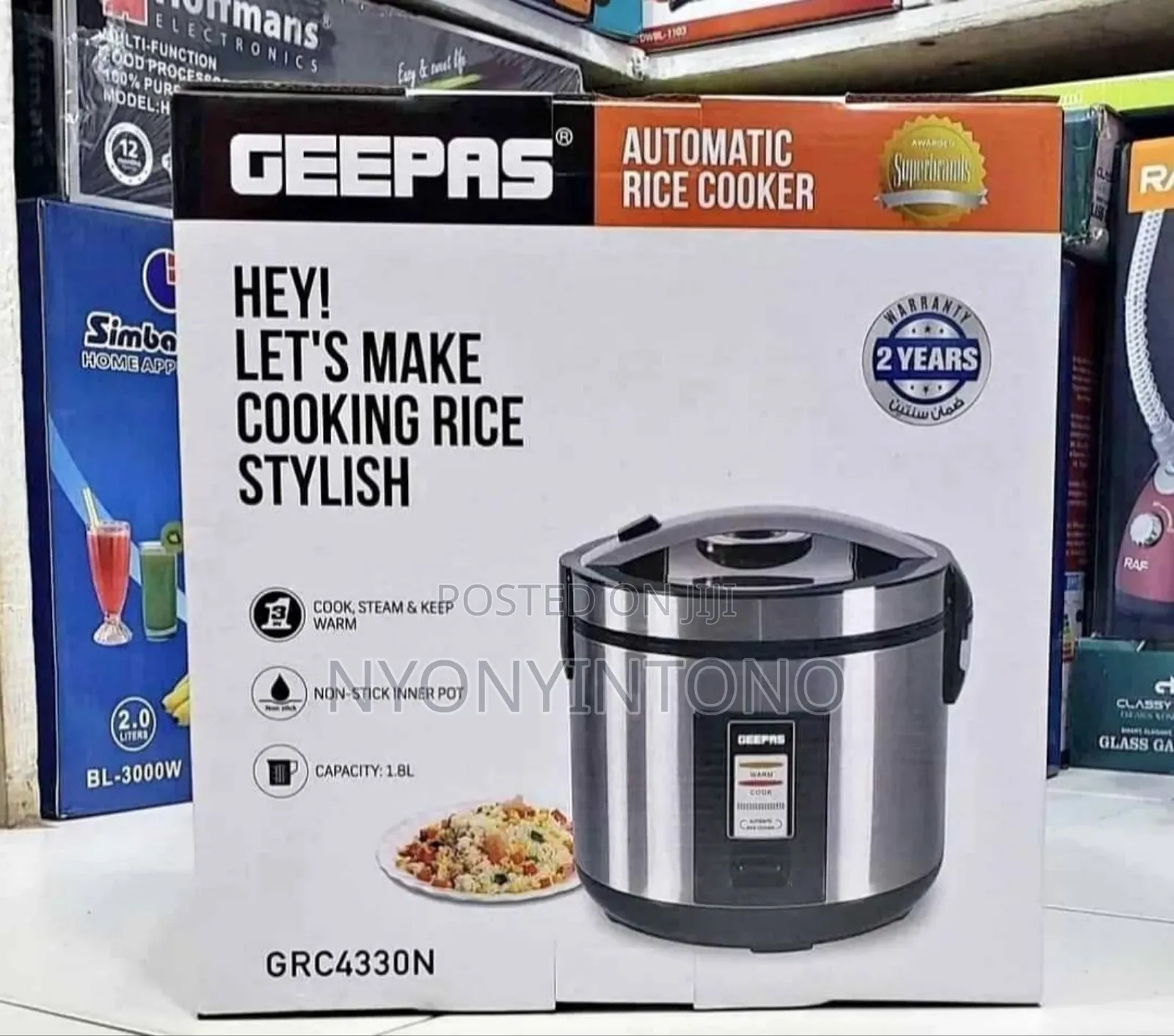 Geepas High Quality 1.8litre Automatic