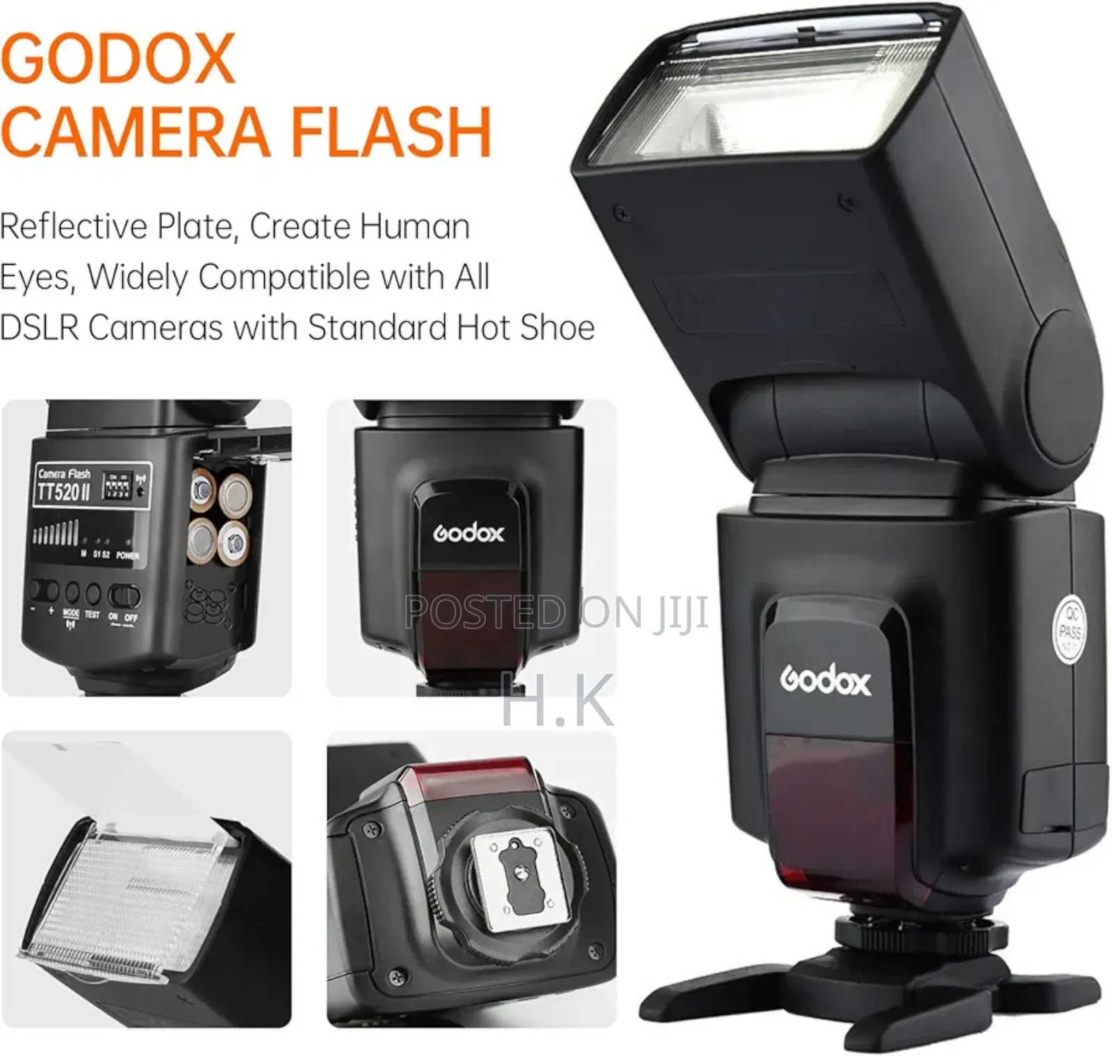 Godox Tt520 Ii Thinklite Camera Flash.