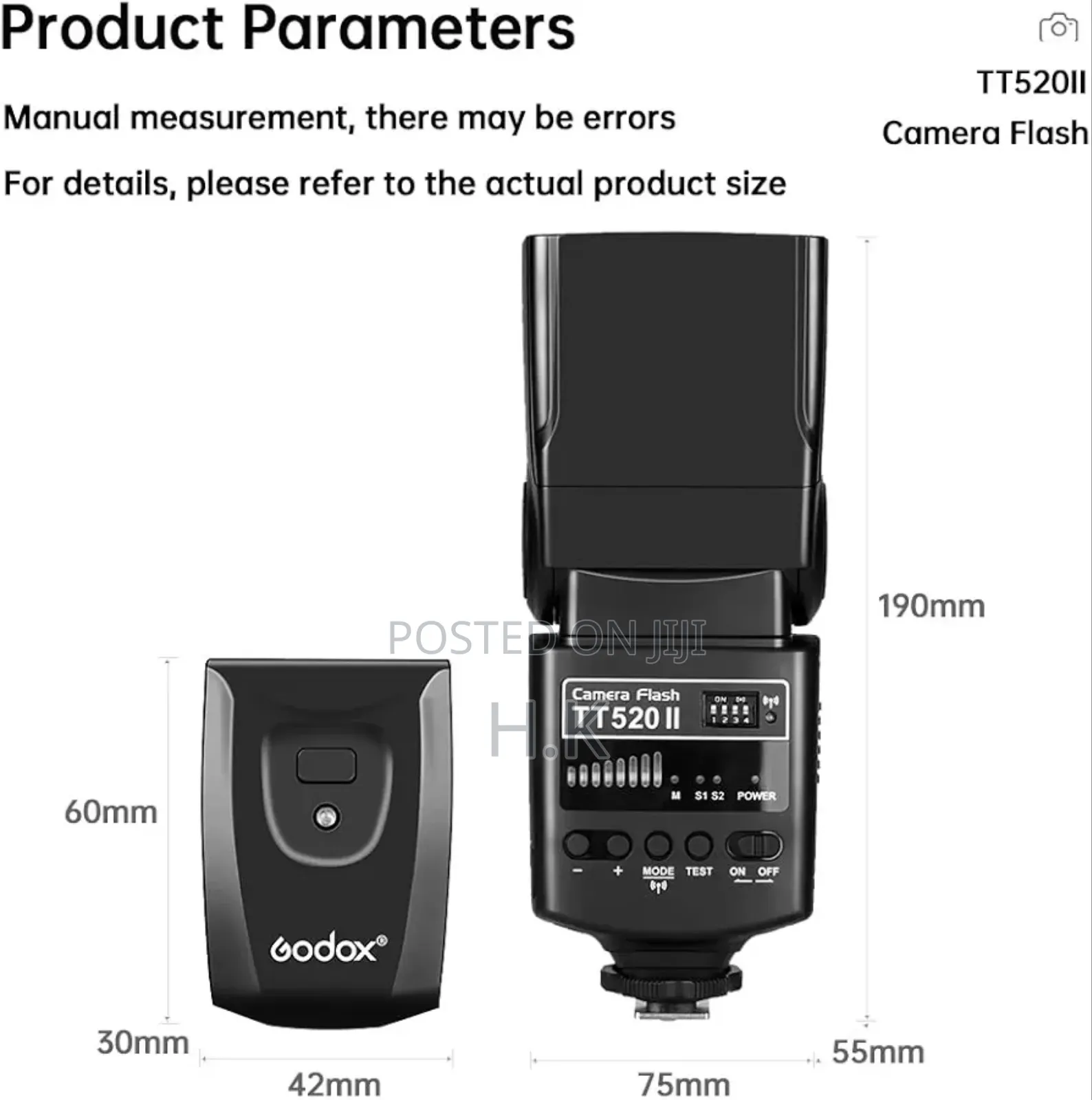 Godox Tt520 Ii Thinklite Camera Flash.