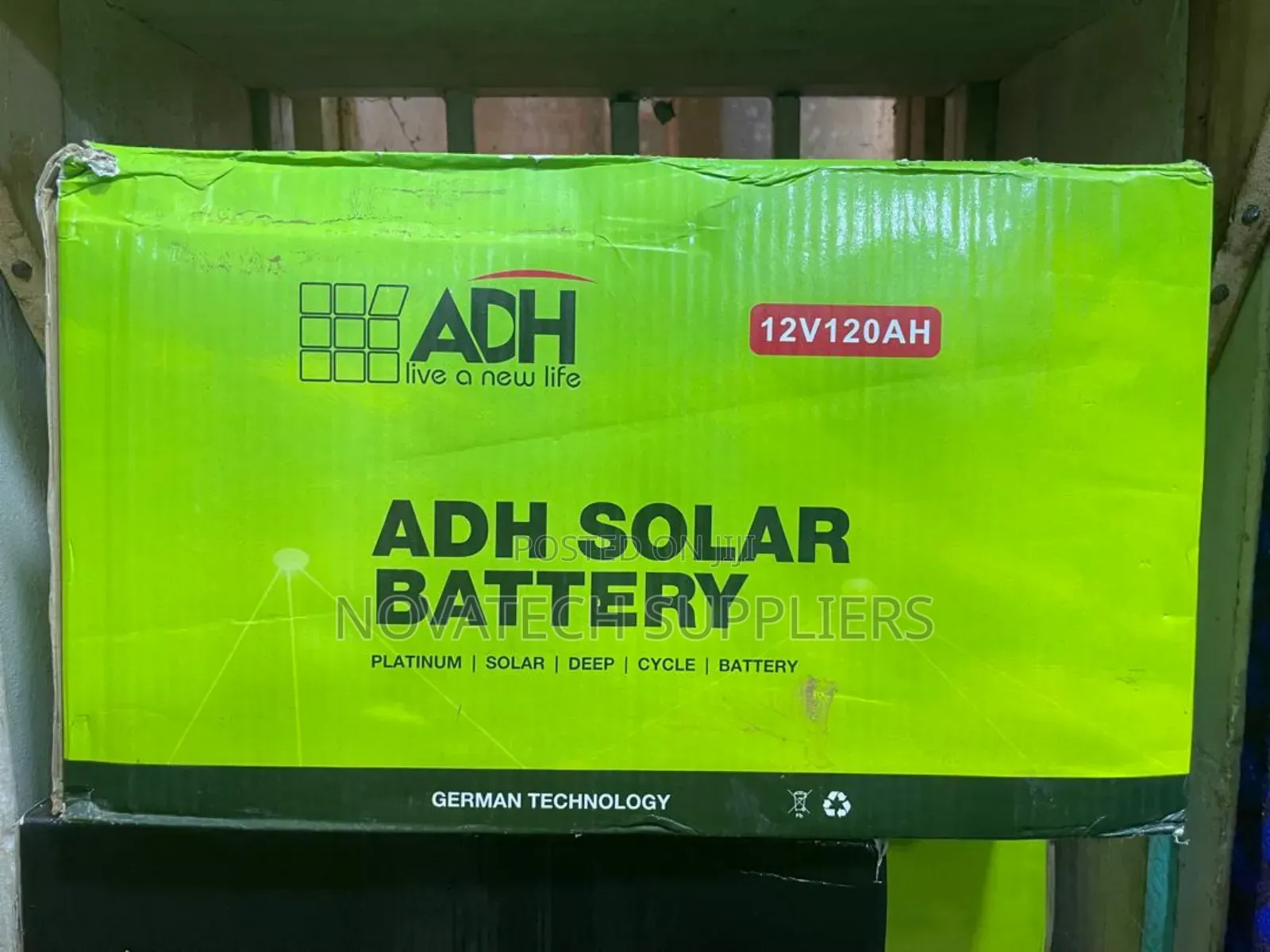 120ah German Technology Solar Battery Fehn