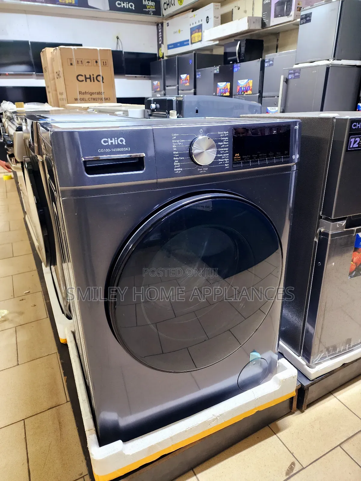 Chiq 10kgs Fully Automatic Washing Machine Frontloader