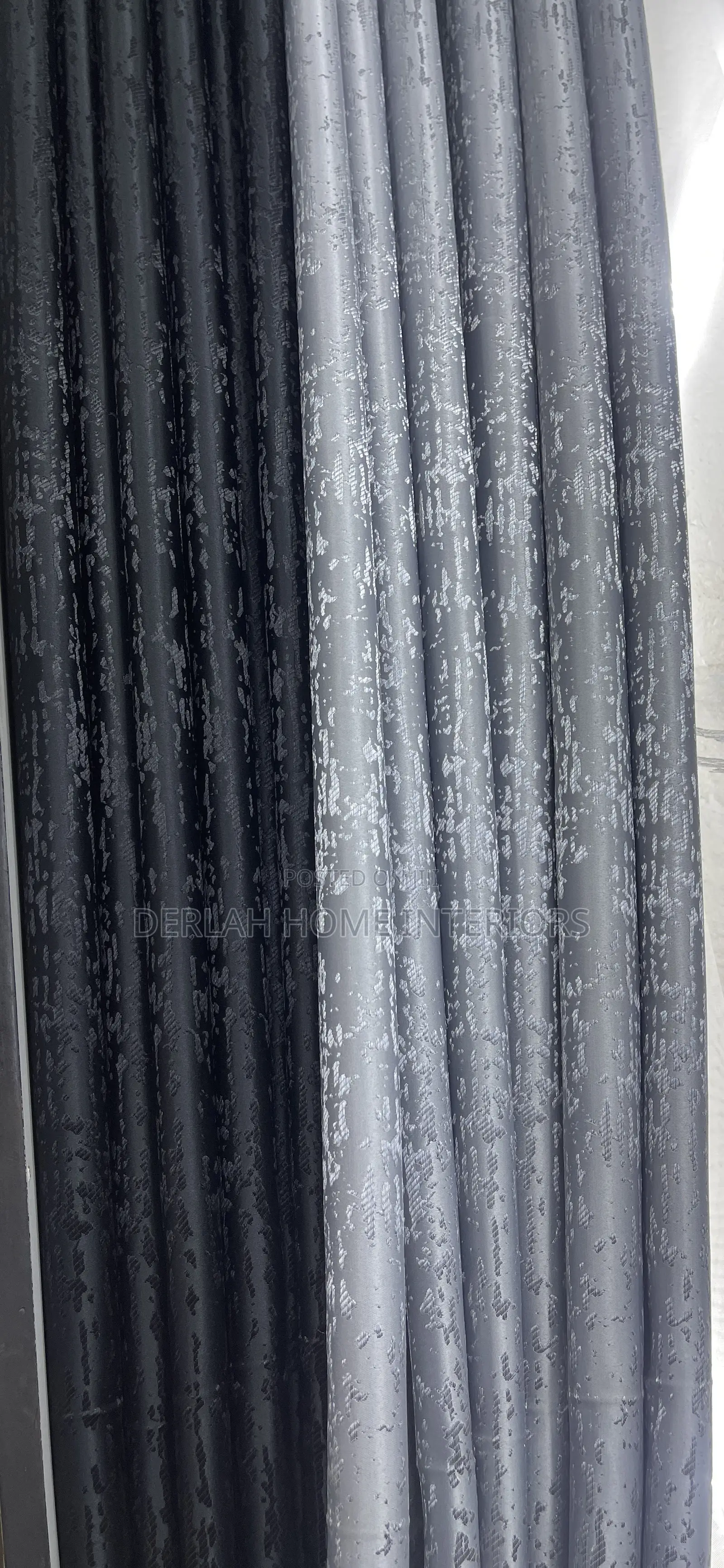 Blackout Curtains in Grey and Black