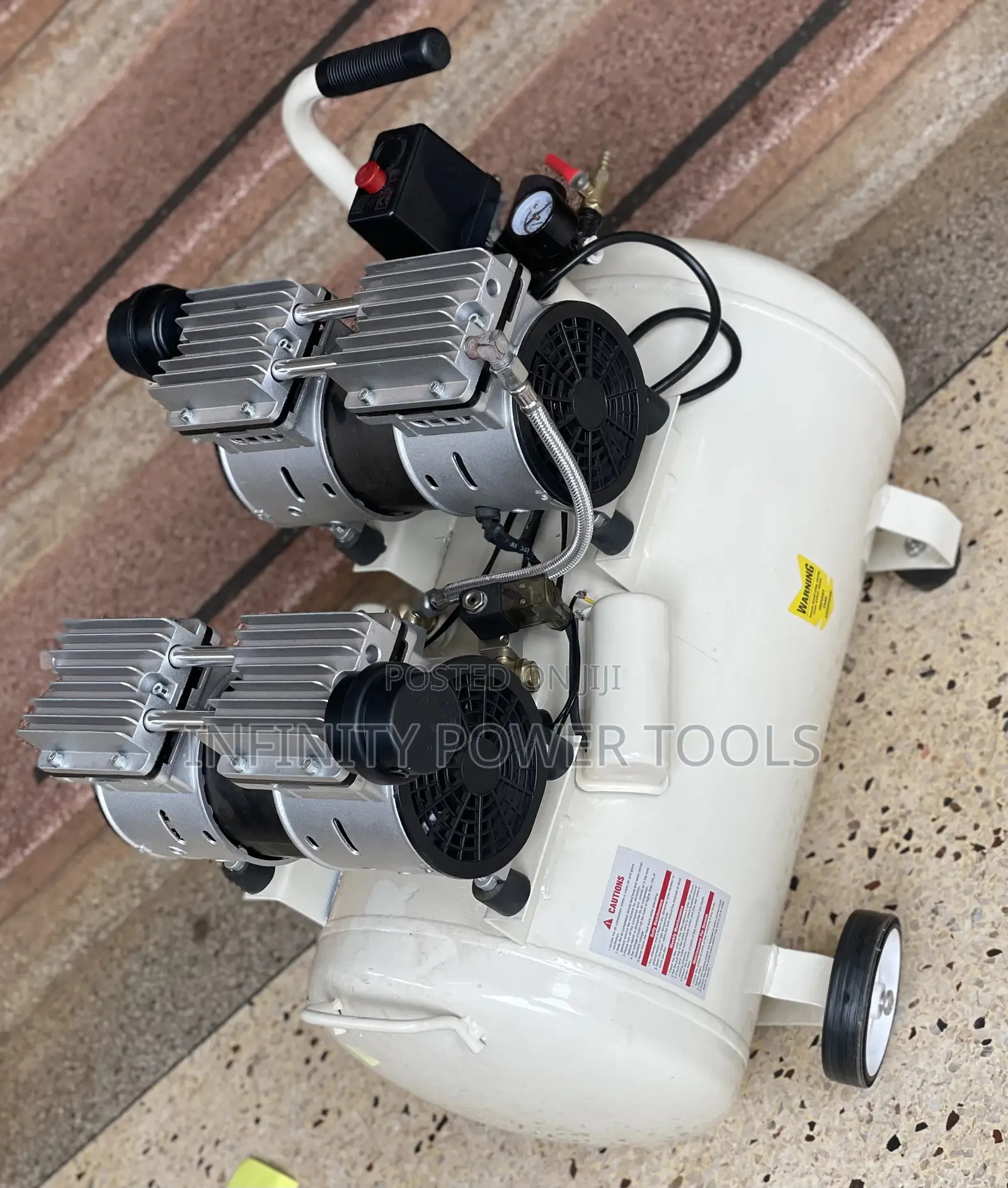 Silent Air Compressor Double Piston(Ed550*2-50l)