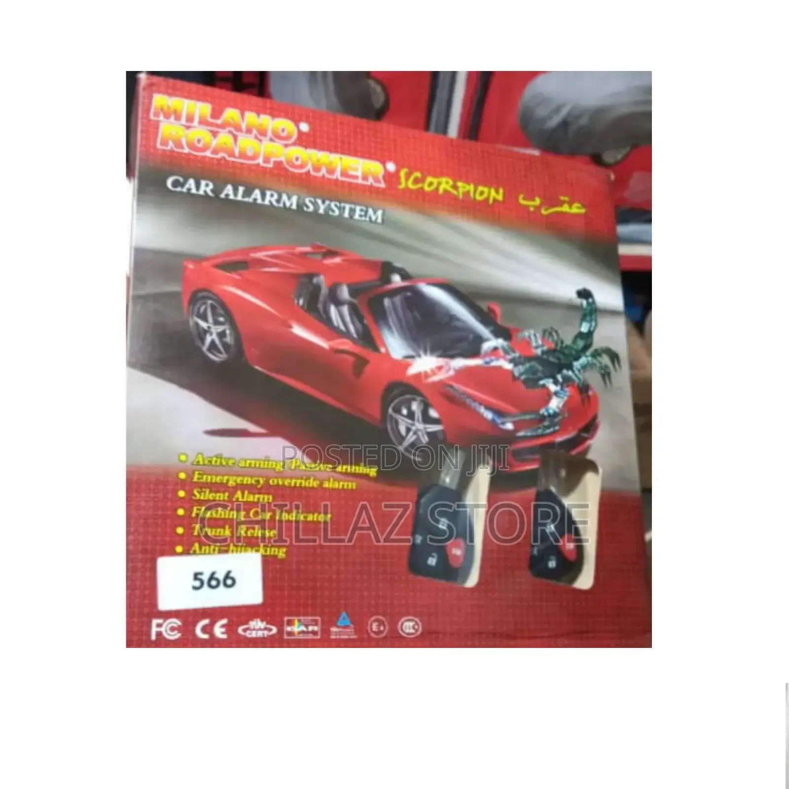 Milano Car Alarm System.