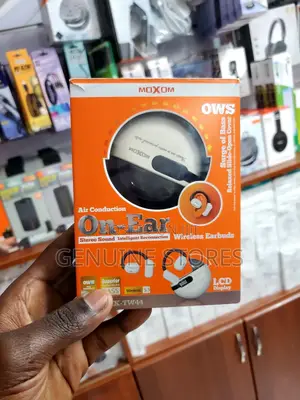 On-Ear Wireless Earbuds by Moxom.