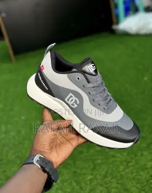 Original Grey/Black Dolce Gabbana Luxury Fashion Sneaker