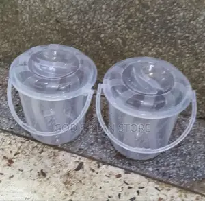 1litre Buckets Clear