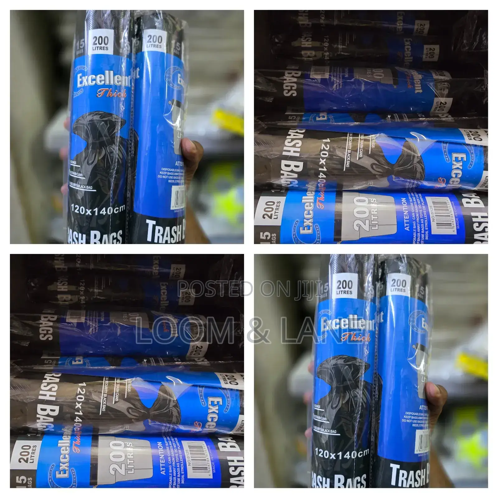 Unique Branded 200l Trash Bag