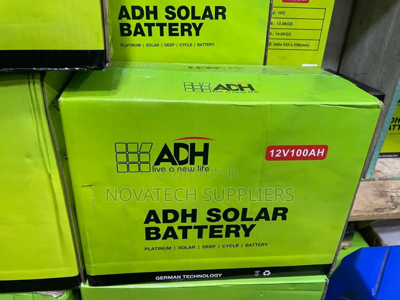 100ah German Adh Solar Powder Battery Vesp