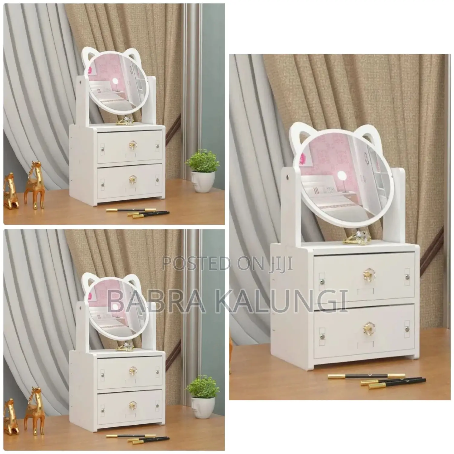 Multifunctional Makeup Mirror and Organizer