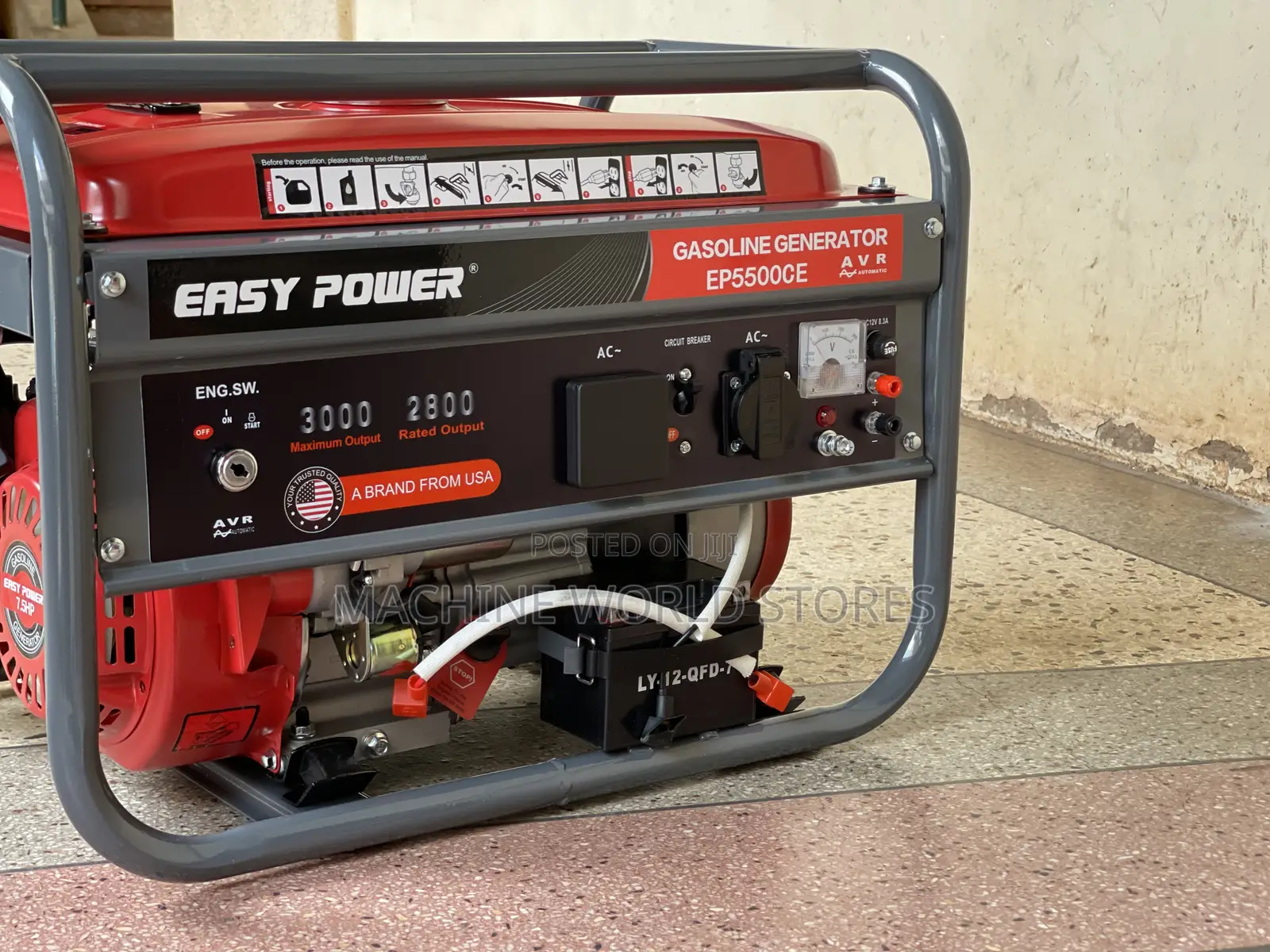 Keystart Gasoline Generator 3kva Ep5500ce