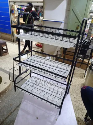Three-Tier Design Kitchen Rack