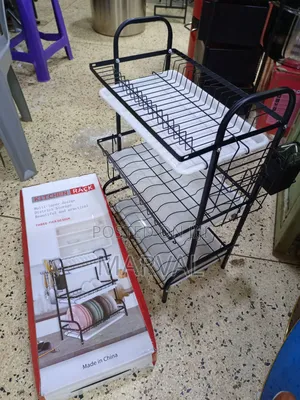 Three-Tier Design Kitchen Rack
