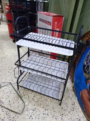 Three-Tier Design Kitchen Rack