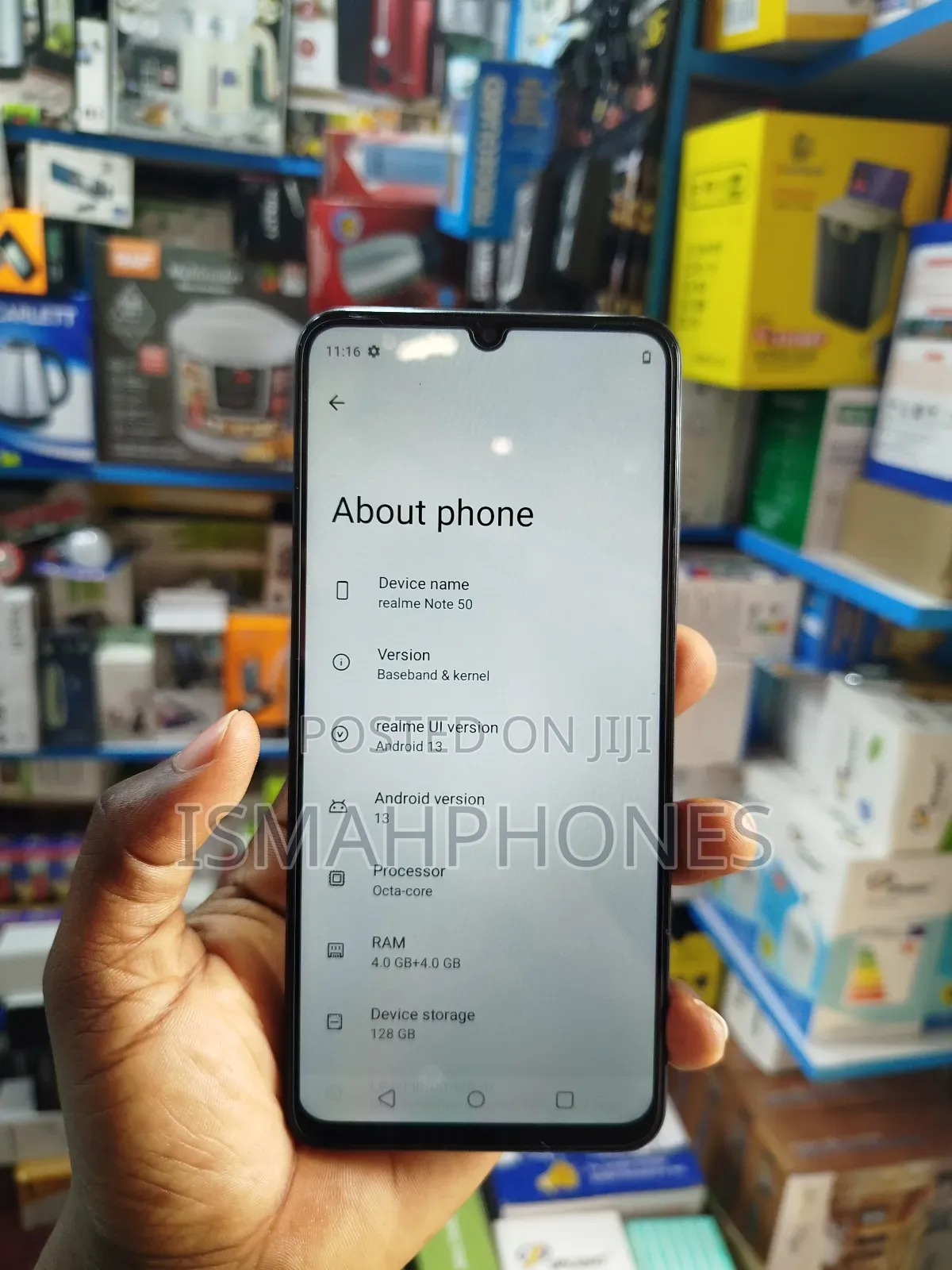 Realme Note 50 128 GB Black