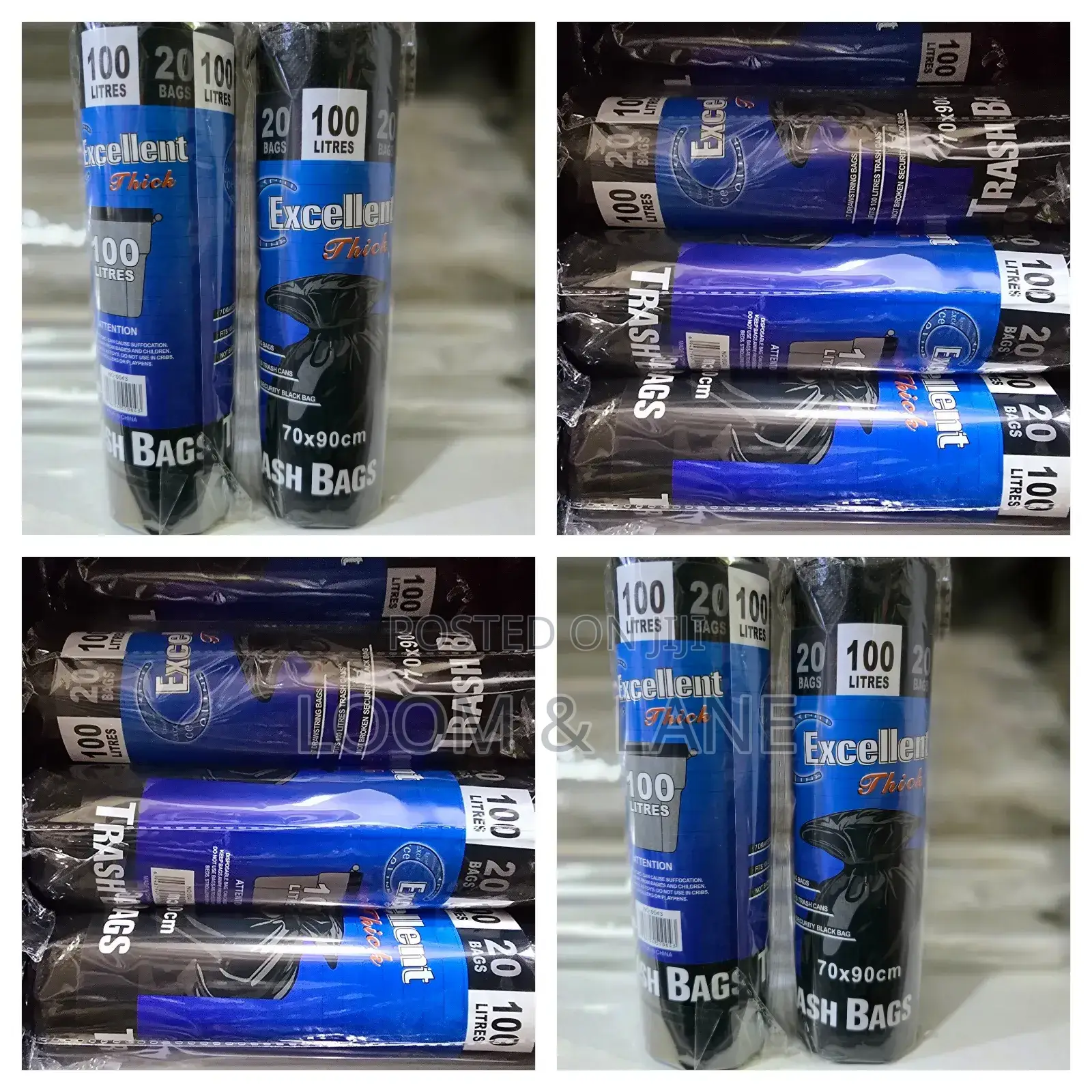 Unique Branded 100l Trash Bag
