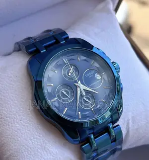 Blue Tissot 1853 Tachy Metre Watch