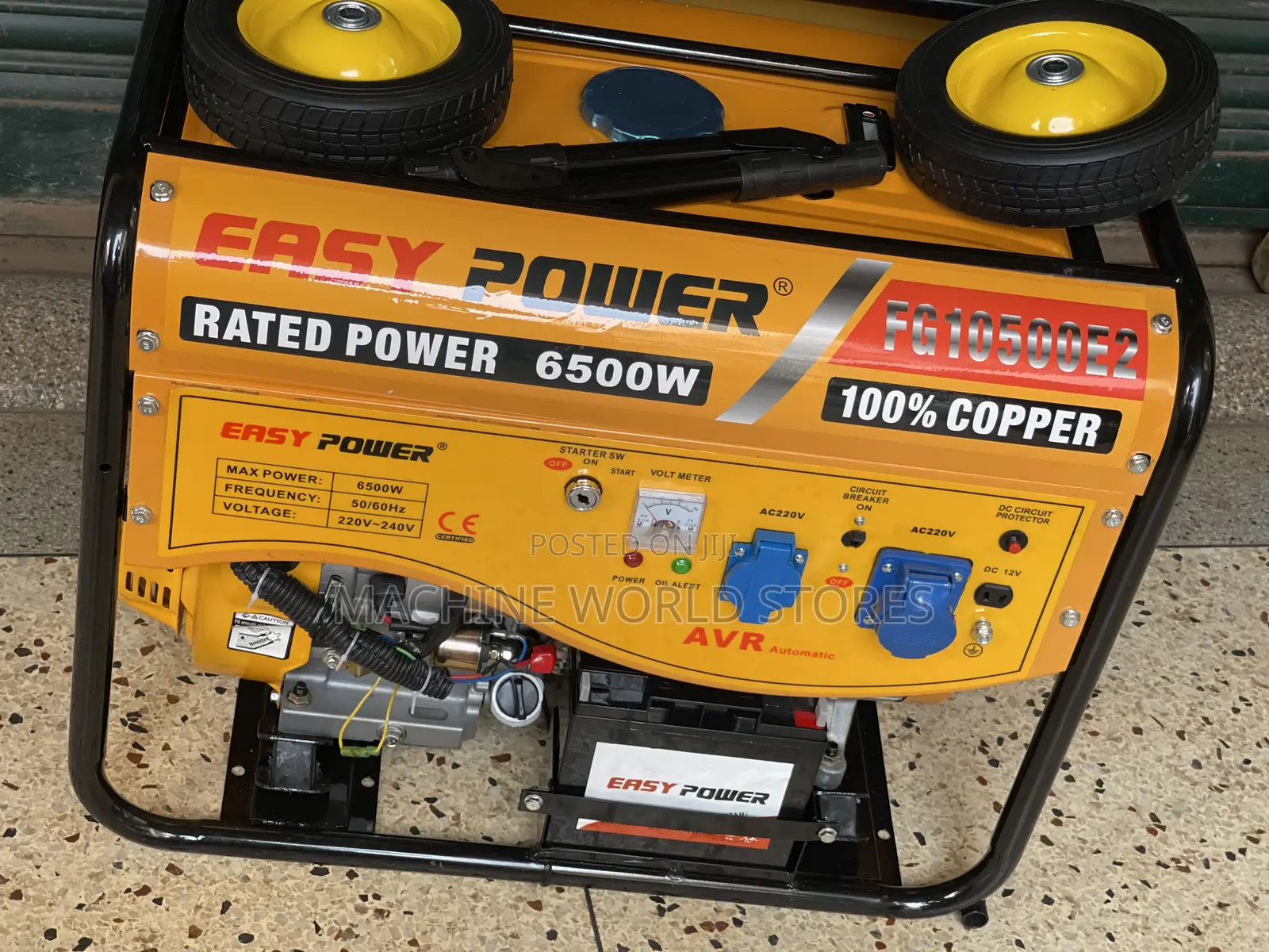 6.5kva Gasoline Generator Easypower(100% Copper)