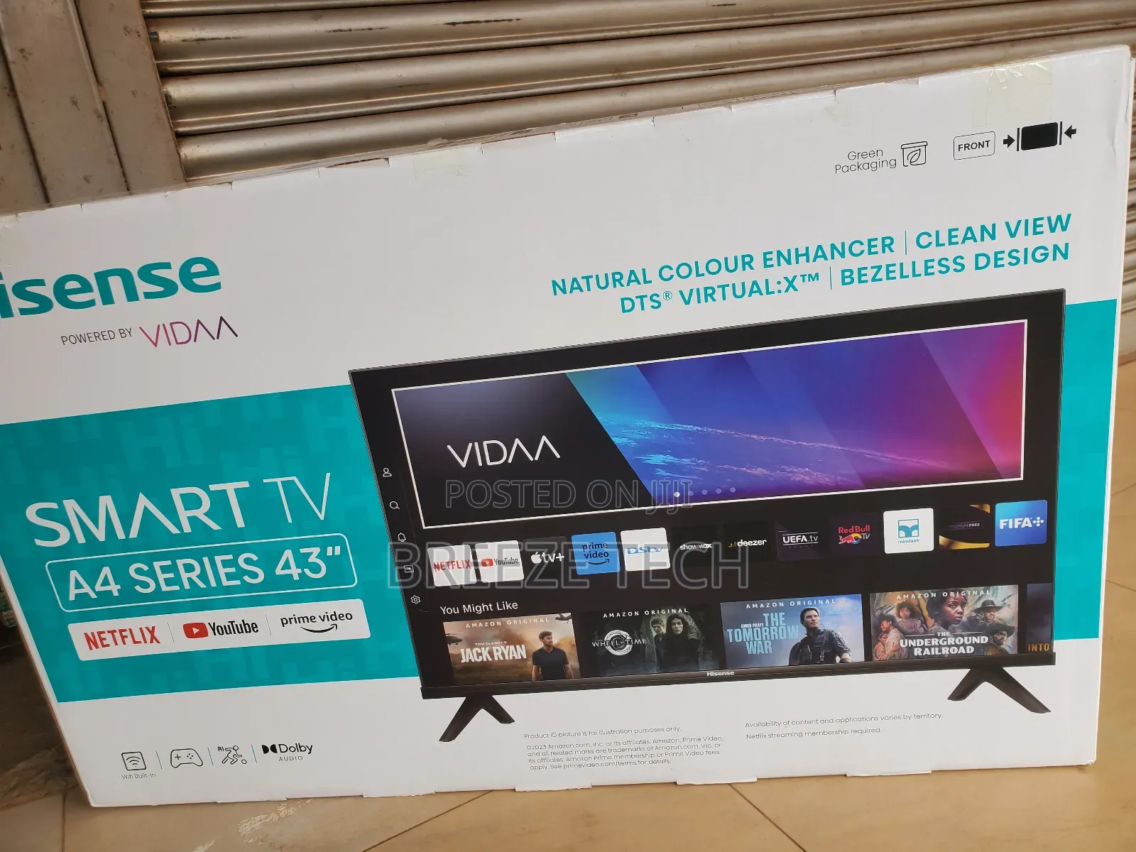 43" Hisense Vidda Tv Smart