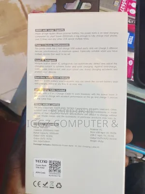 Tecno 20000mah Power Bank