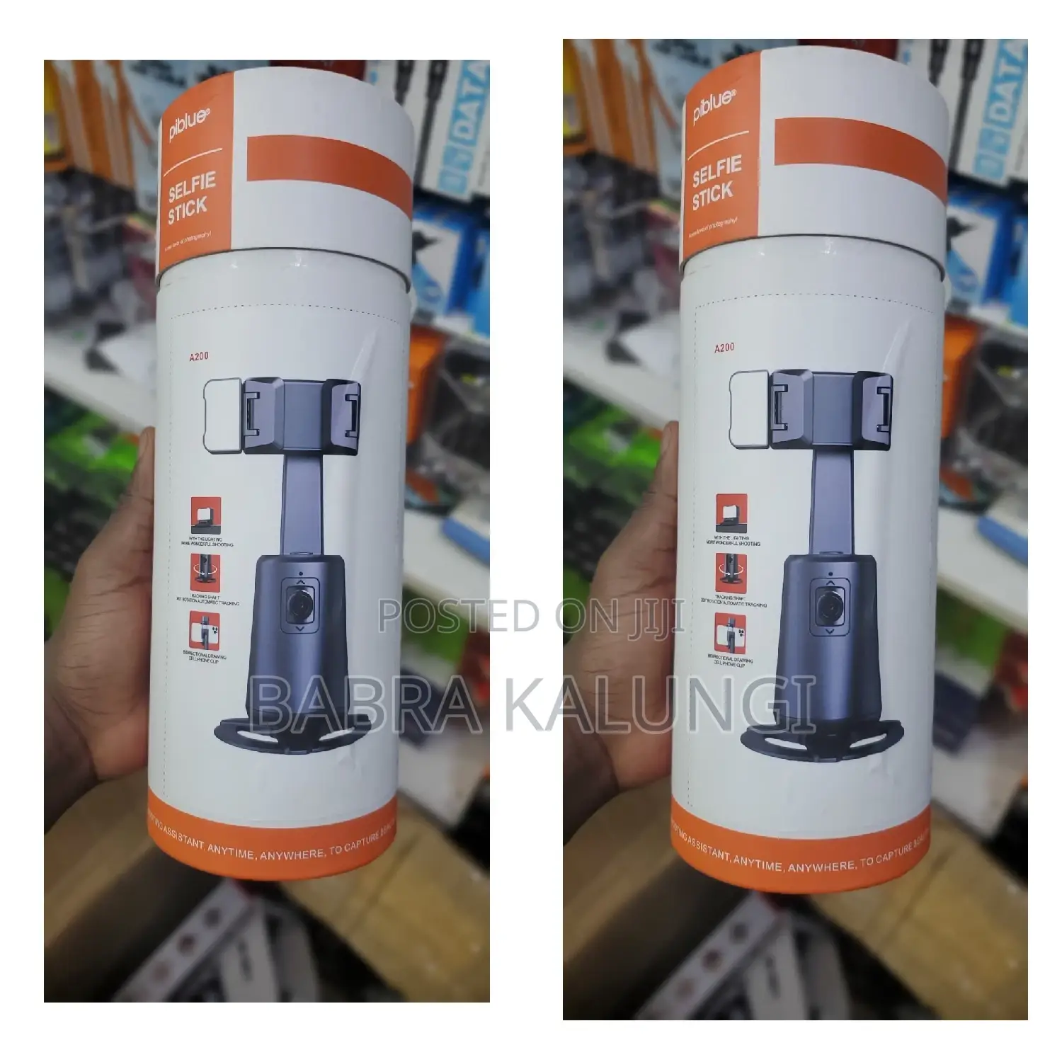 Rechargeable Auto Face Phone Holder