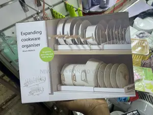 Expanded Abs Dish/ Pan Organizer for Cabinets , Pots Pans