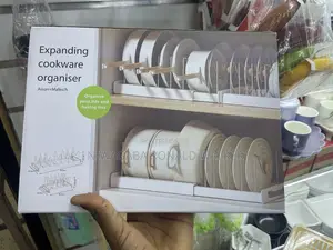 Expanded Abs Dish/ Pan Organizer for Cabinets , Pots Pans