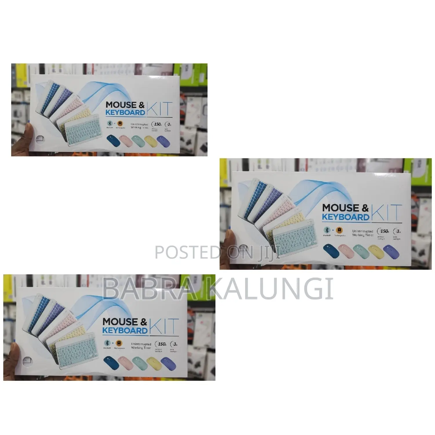 Portable Wireless Keyboard Mouse
