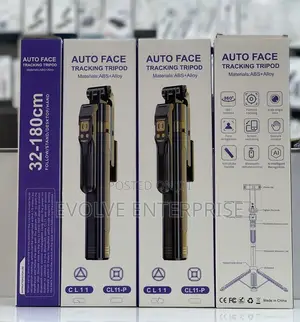 Cl11p Auto Face Tracking Selfie Stick Tripod 180cm