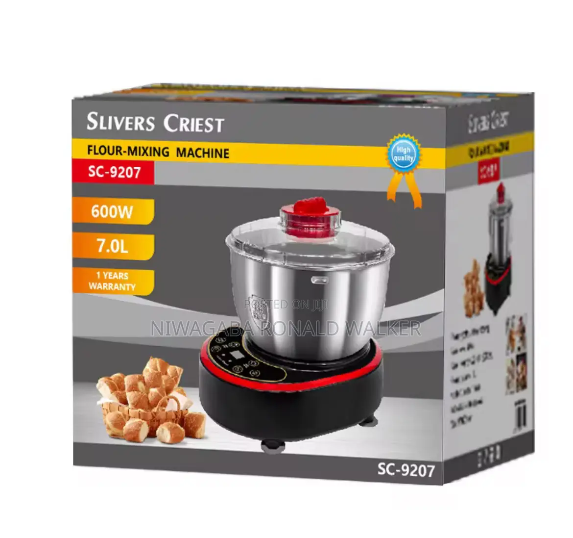 7l - Stand Mixer Flour Machine