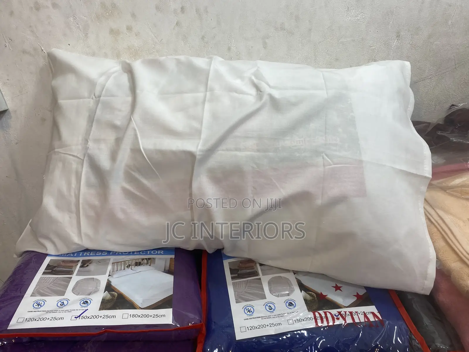 White Simple Pillow Cases