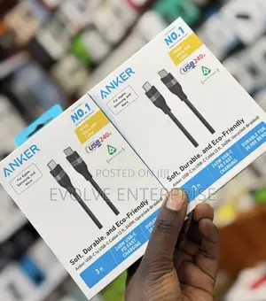 Anker Usb-C to Usb-C Cable (240w, Upcycled-Braided)