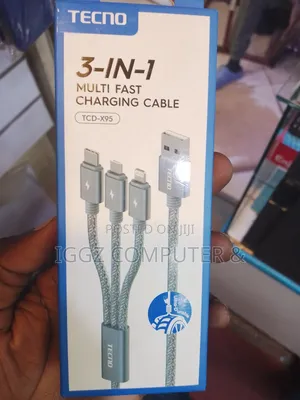 Tecno 3 in 1 Multi Charging Cable