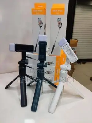 Multifunctional Selfie Stick Tripod With Flip Up Light
