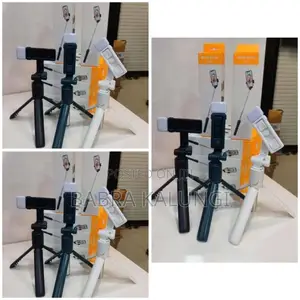 Multifunctional Selfie Stick Tripod With Flip Up Light