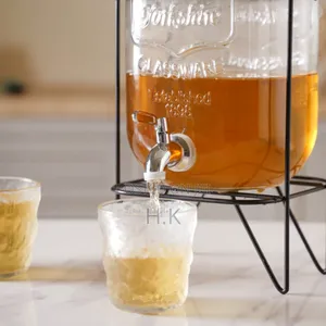8-Liter Glass Beverage Dispenser.