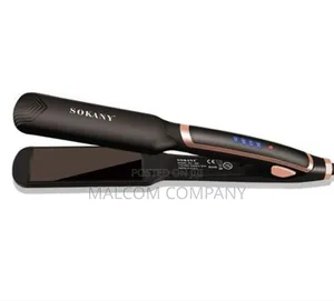 Ceramic Hair Straightener With Temperature Adjustment.