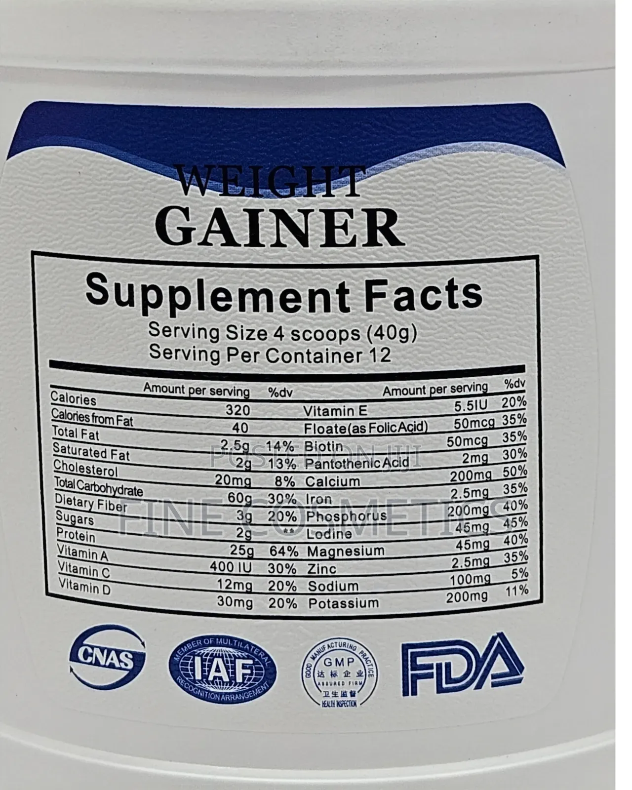 Original Weight Gainer Powder Weight Gaining by Wins Town