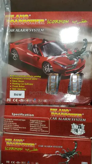 Milano Roadpower Scorpion" Car Alarm System,