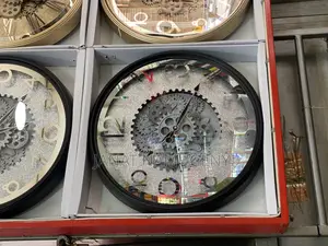 Decorative Circular Black Wall Clock