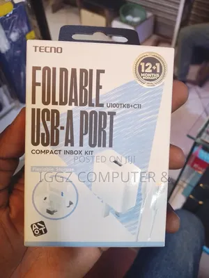 Charger With Foldable Usb-a Port